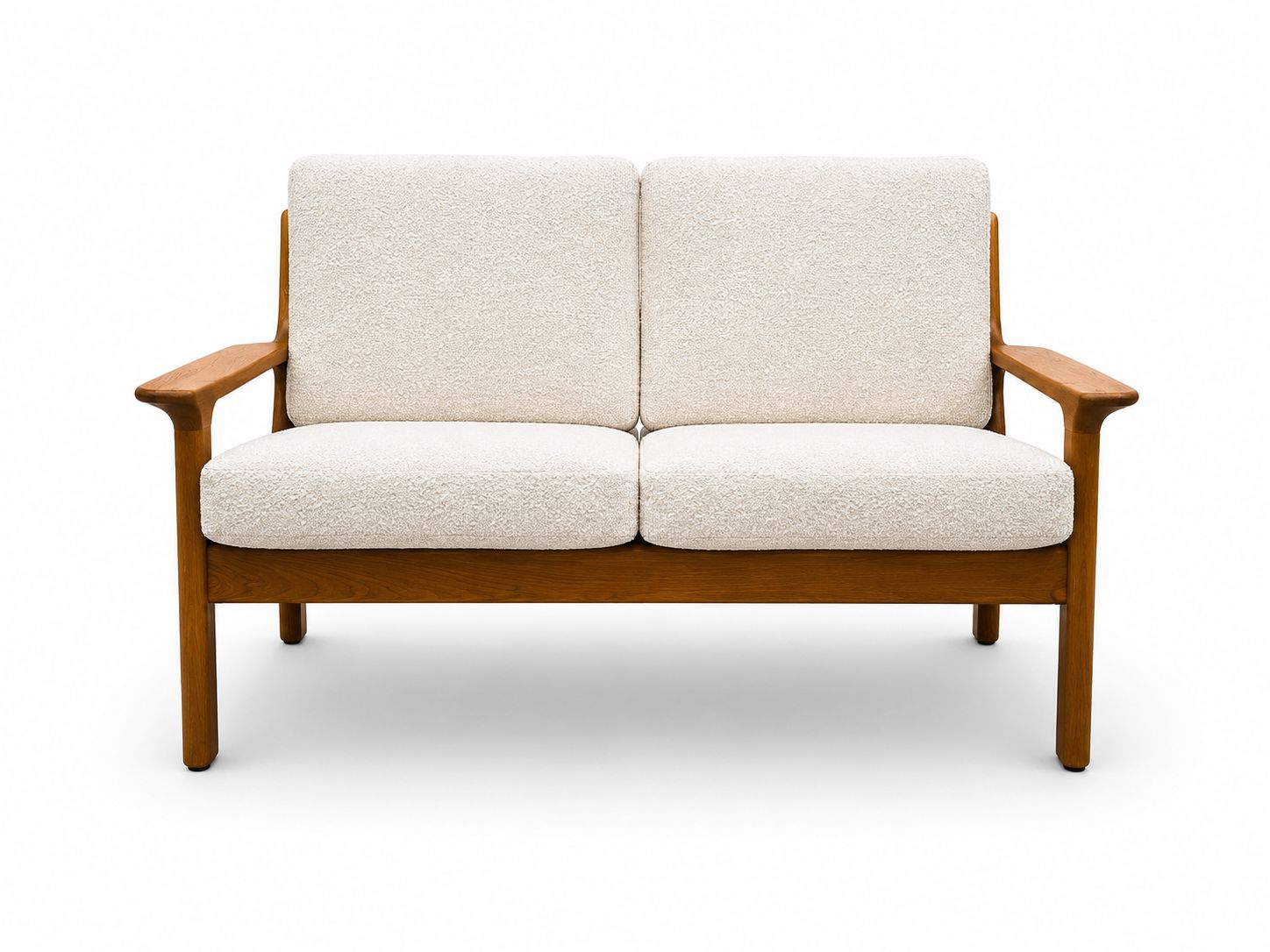 Juul Kristensen For Golstrup Two Seater Sofa In Ivory Boucle photo furniture
