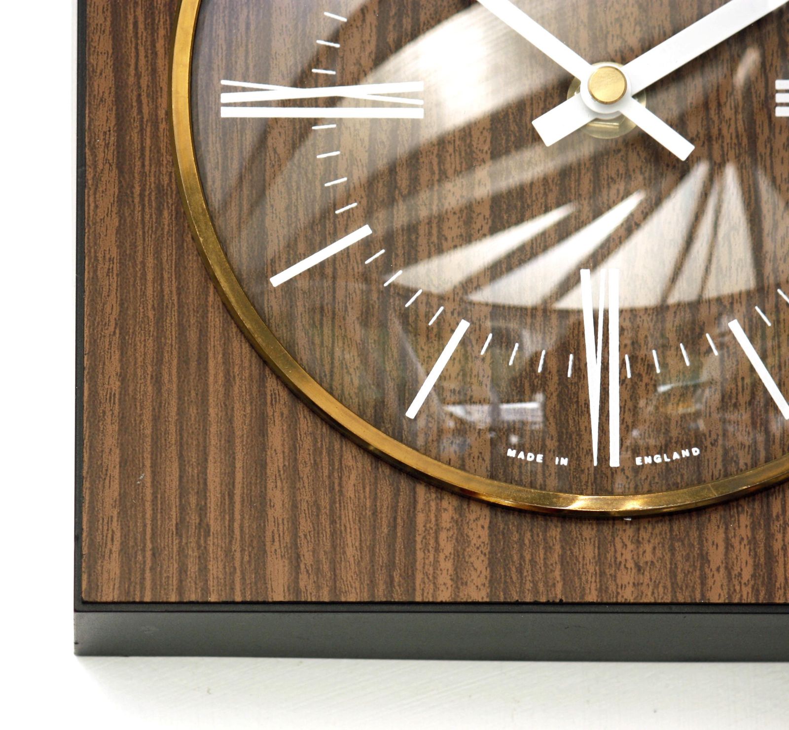 Metamec Wall Clock   Vintage 19cm Retro Wooden Mid Century Style Clock Gift Off The Wall Clocks photo Home Decor
