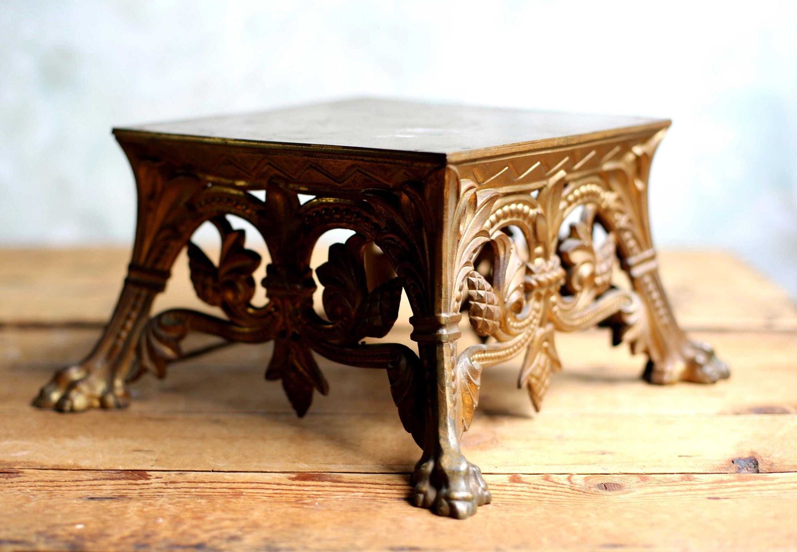 Church Altar Riser Host Table Religious Antique Display Stand 19th Century photo for sale