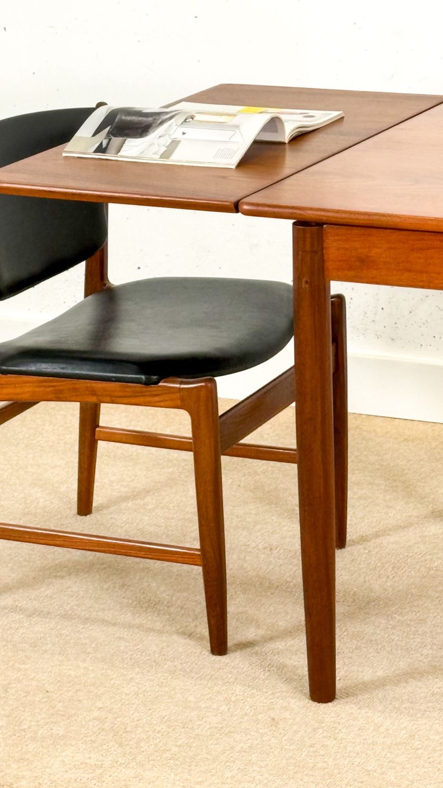 photo vinterior Set Of Four Danish Mid Century Teak Dining Chairs By Kofod Larsen For G Plan