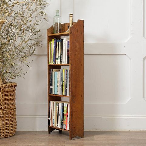Bespoke Early 20th Century Honey Oak Bookcase