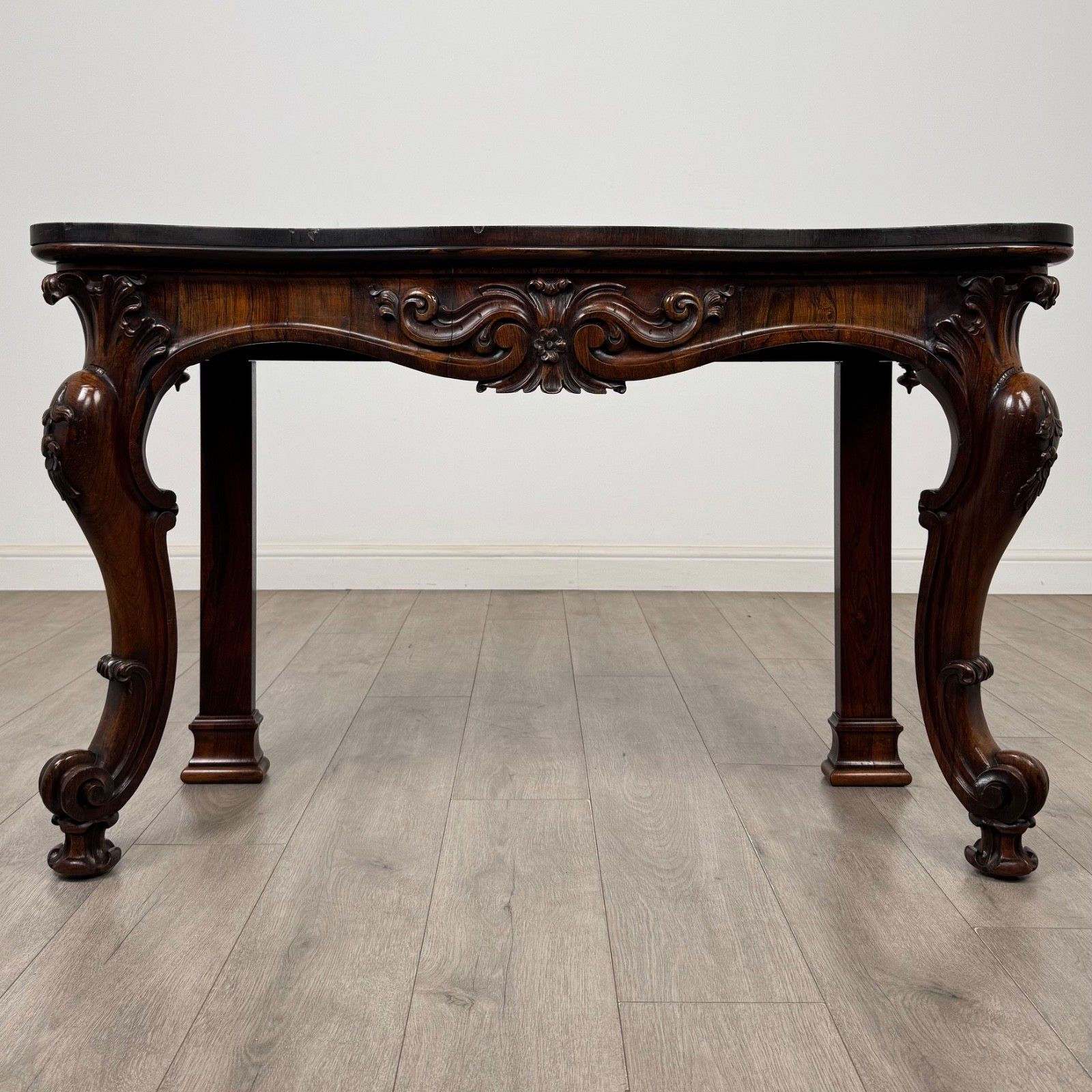 Antique 19th Century Victorian Side Table In Rosewood ( Af 5773 )