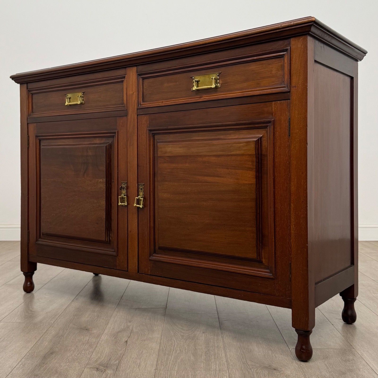 Antique 20th Century Edwardian Sideboard In Mahogany ( Af 5796 ) photo for sale
