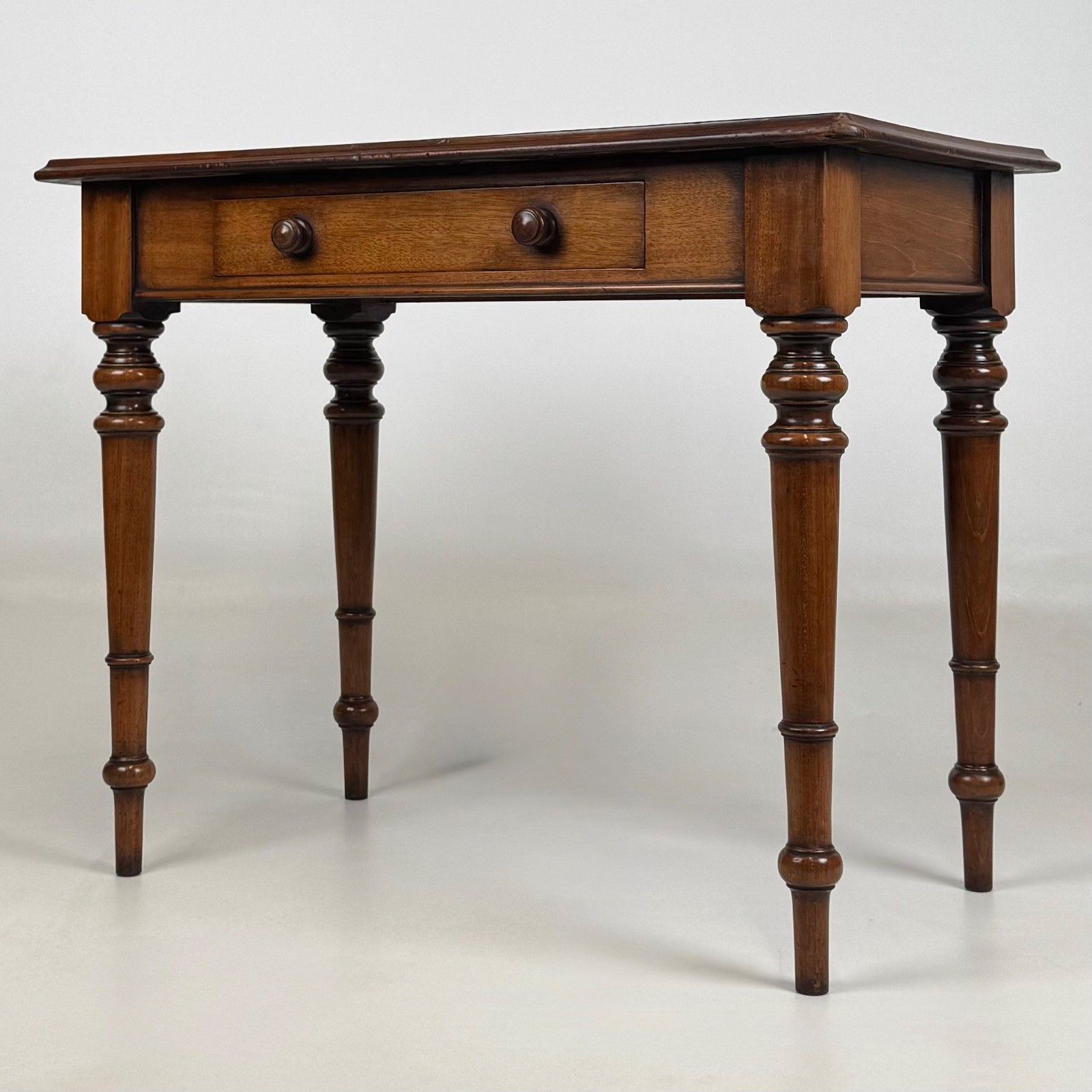 Antique 19th Century Victorian Side Table In Mahogany ( Af 5783 ) photo furniture