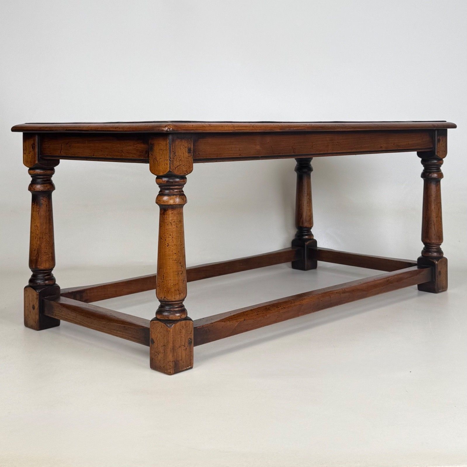Antique 20th Century Good Quality Coffee Table In Elm ( Af 5793 ) photo vintage