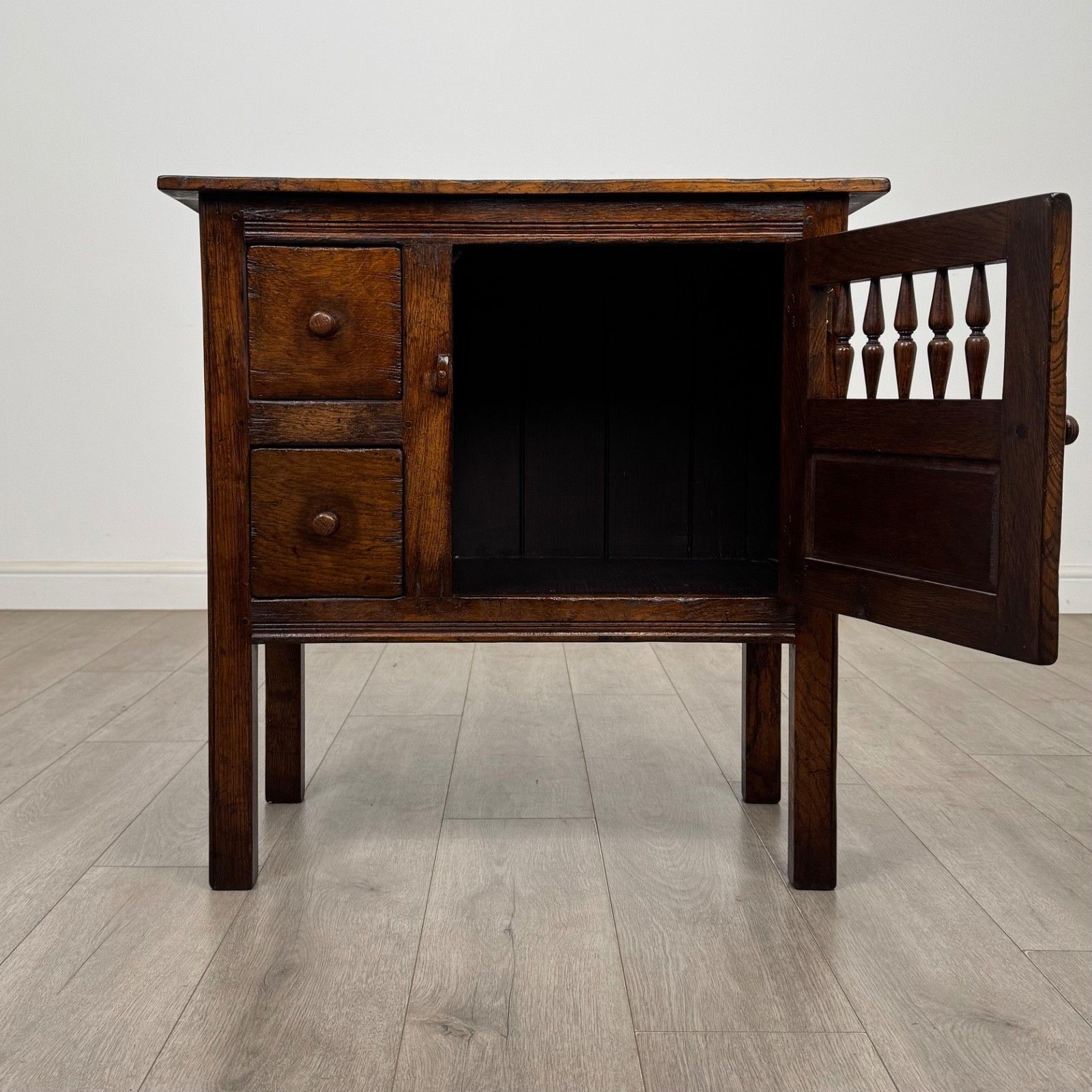 Antique 20th Century Small Good Quality Cupboard In Oak ( Af 5758 ) photo for sale
