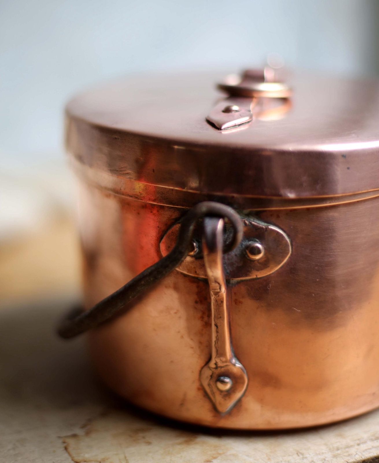 Antique French Stew Pan Copper Stock Pot Professional Quality Dutch Oven Daubiere photo 258.0