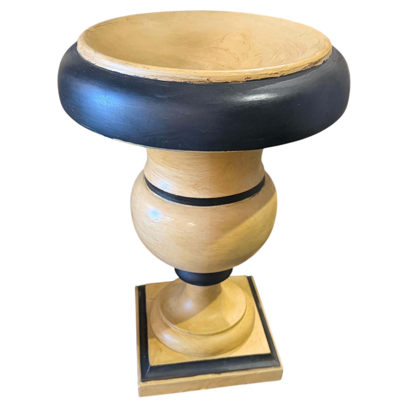 1930s Art Deco Black And White Lacquered Wood Italian Candlehloders photo furniture