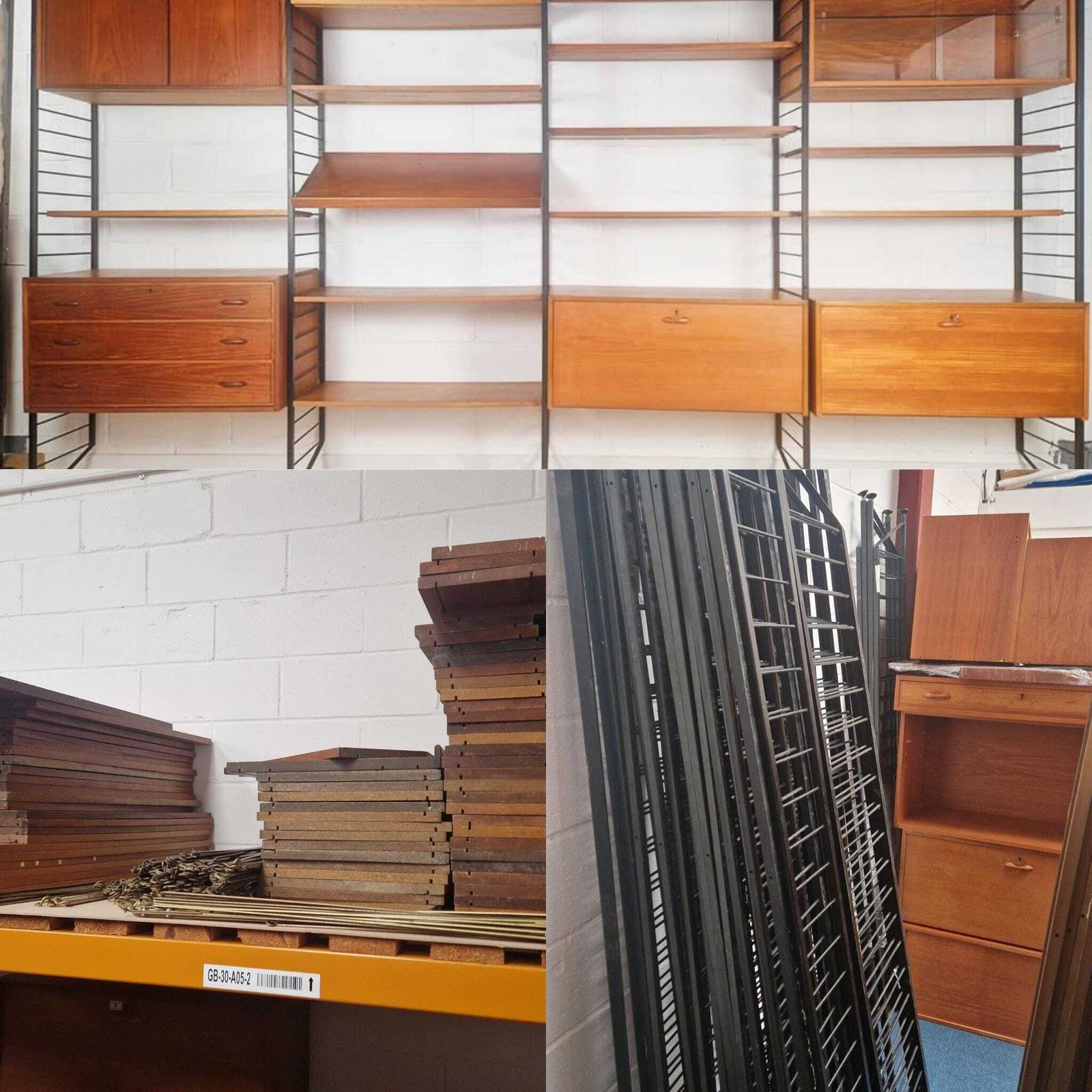 Over 500 Pieces Ladderax Shelves Cabinets Chest Drawers Custom Sizes To Suit