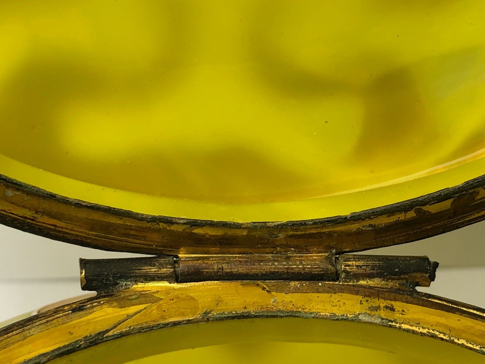 Loetz Jugendstil kunstglas opbergdoosje photo vinterior