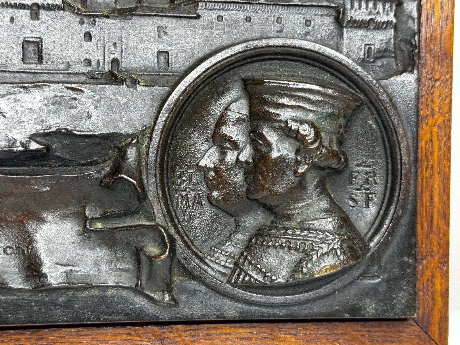 photo for sale 19th Century Bronze Sculpture Castello Sforzesco Milan Sforza Visconti Heraldry