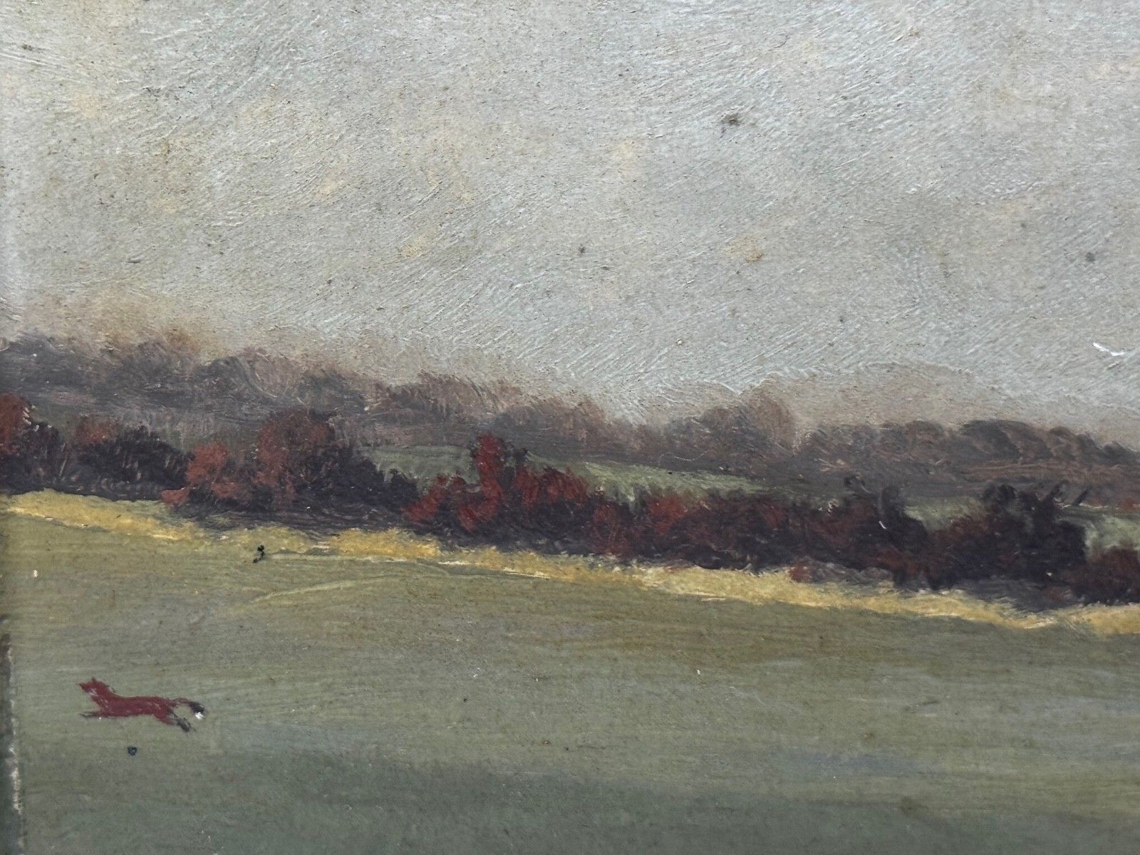 Victorian Oil Painting View Halloo (The Berkeley Hunt) C1880 By Charles Faulkner photo vintage