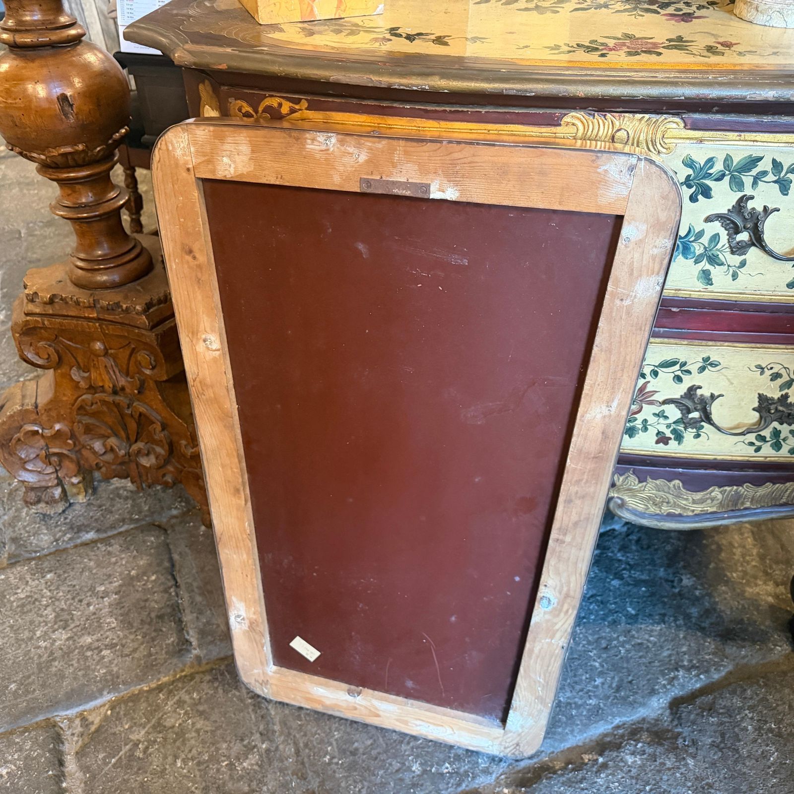 15th May 1957 Gio Ponti Style Mid Century Modern Brass Italian Wall Mirror photo for sale