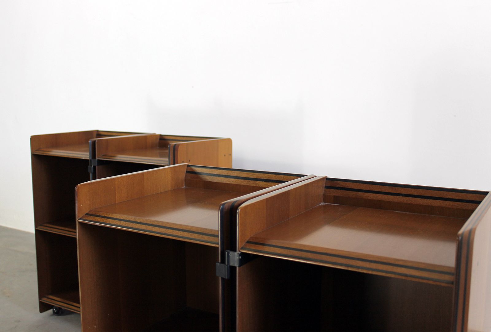 Tobia And Afra Scarpa Set Of Two Artona Nightstands By Maxalto 1975 photo 3293.65
