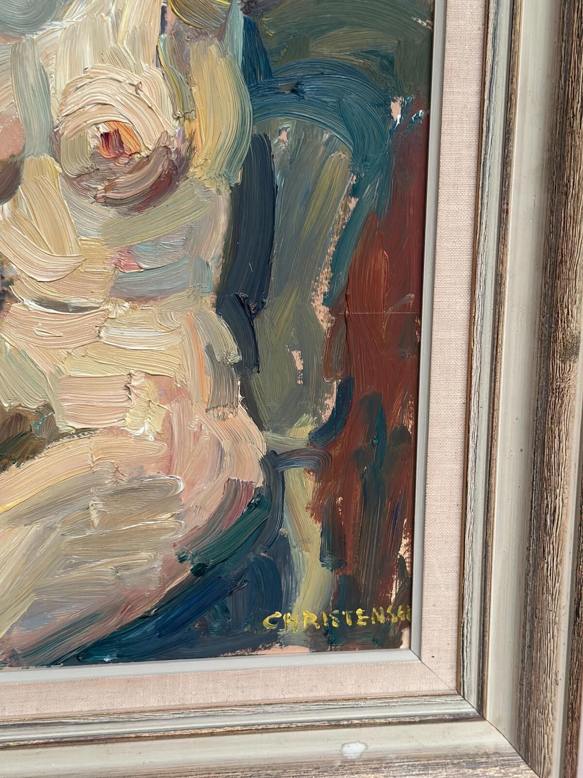“Nude” By Gunnar Christenson (1895–1979). Painting. photo Art