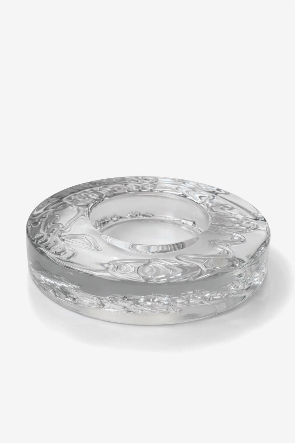 Iittala Arkipelago Crystal Candle Holder Designed By Timo Sarpaneva,  1980s photo for sale