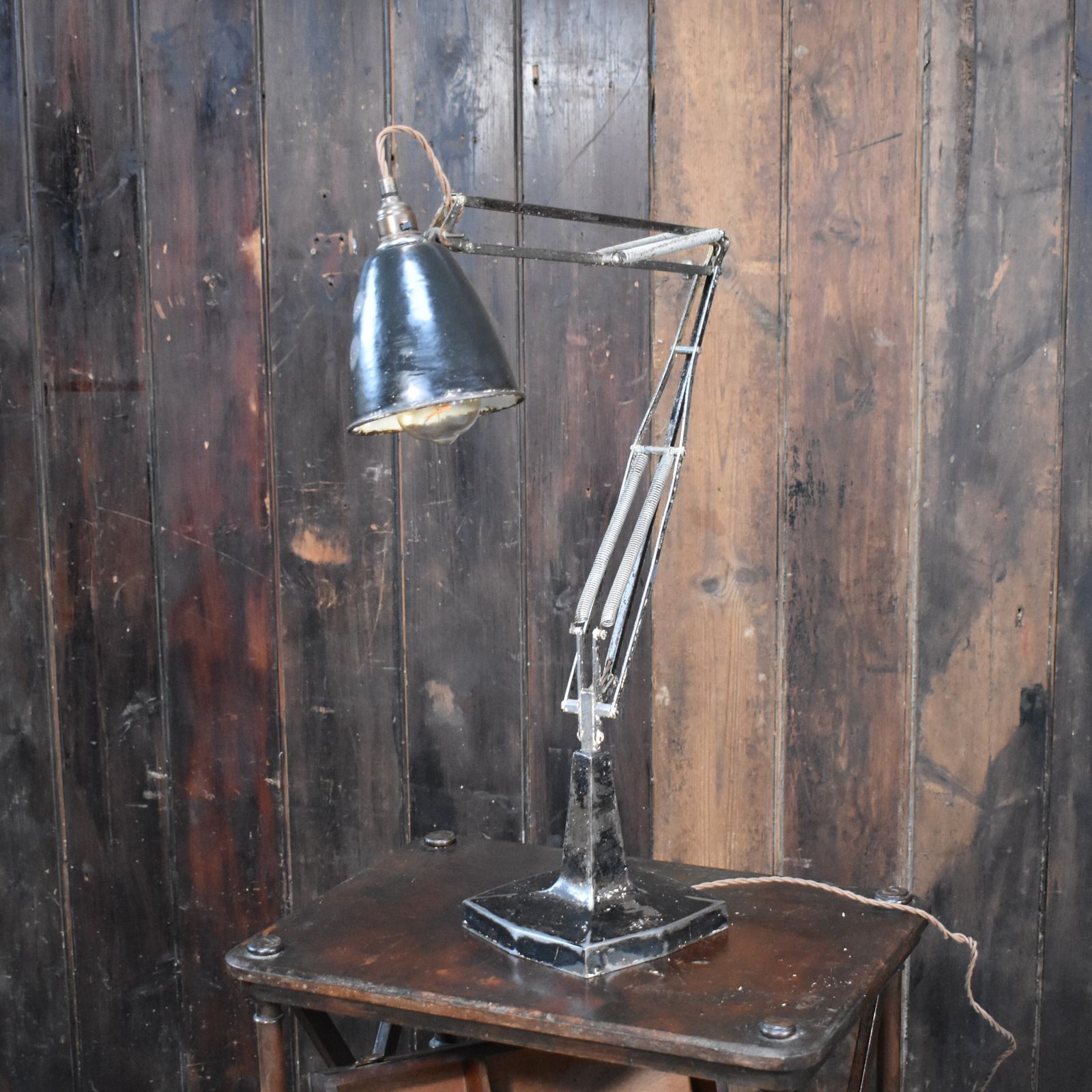 Antique Rare 1930s Model 1208 George Carwardine 4 Spring Large Anglepoise Lamp photo vinterior