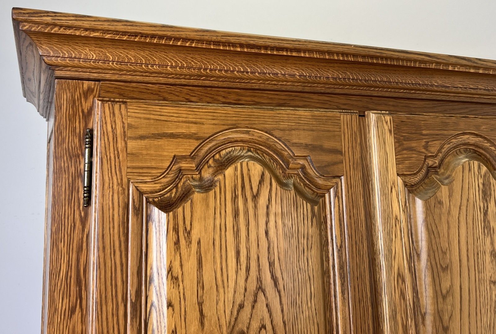 Wardrobe Vintage French Style Four Door Carved Armoire Cabinet Lot 6119 photo for sale