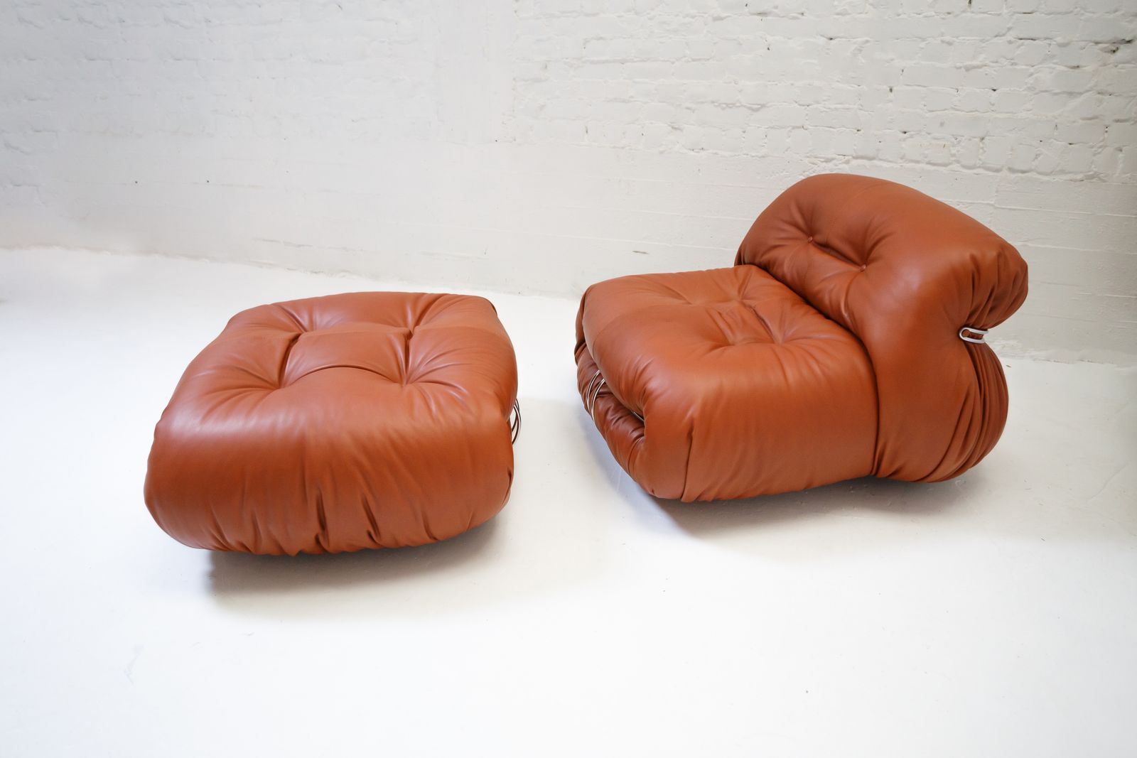 Afra & Tobia Scarpa ‘Soriana’  Chair With Ottoman photo furniture