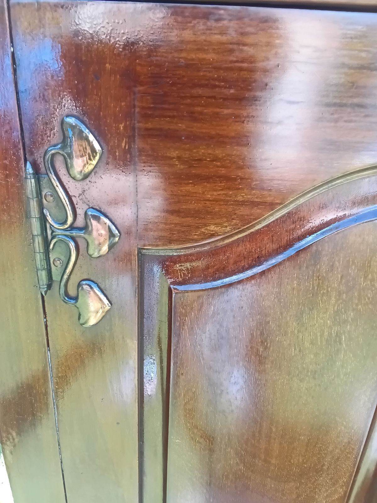 Antique Mahogany 1920's / 30's Music / Record Cabinet On Stand. With Colombia Grifonola. photo for sale