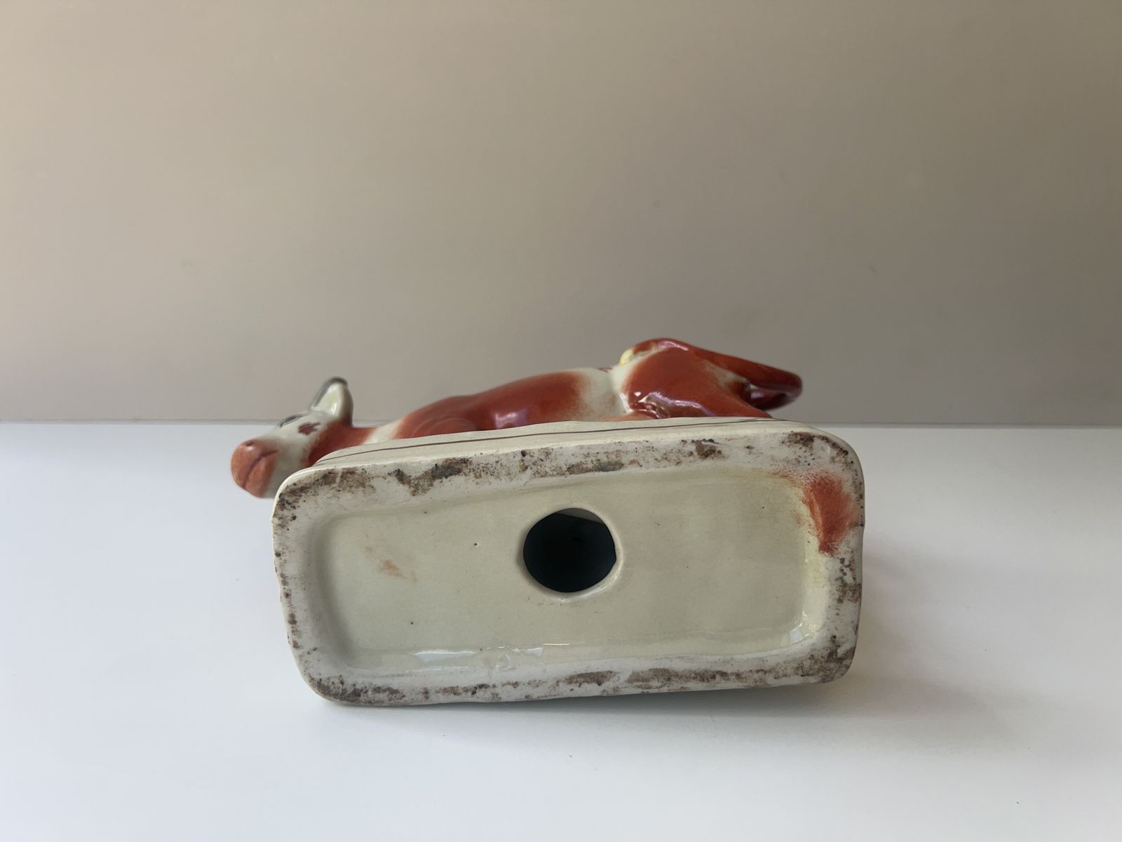 photo vinterior Victorian Staffordshire Cow Spill Vase Pair C.1850–1880