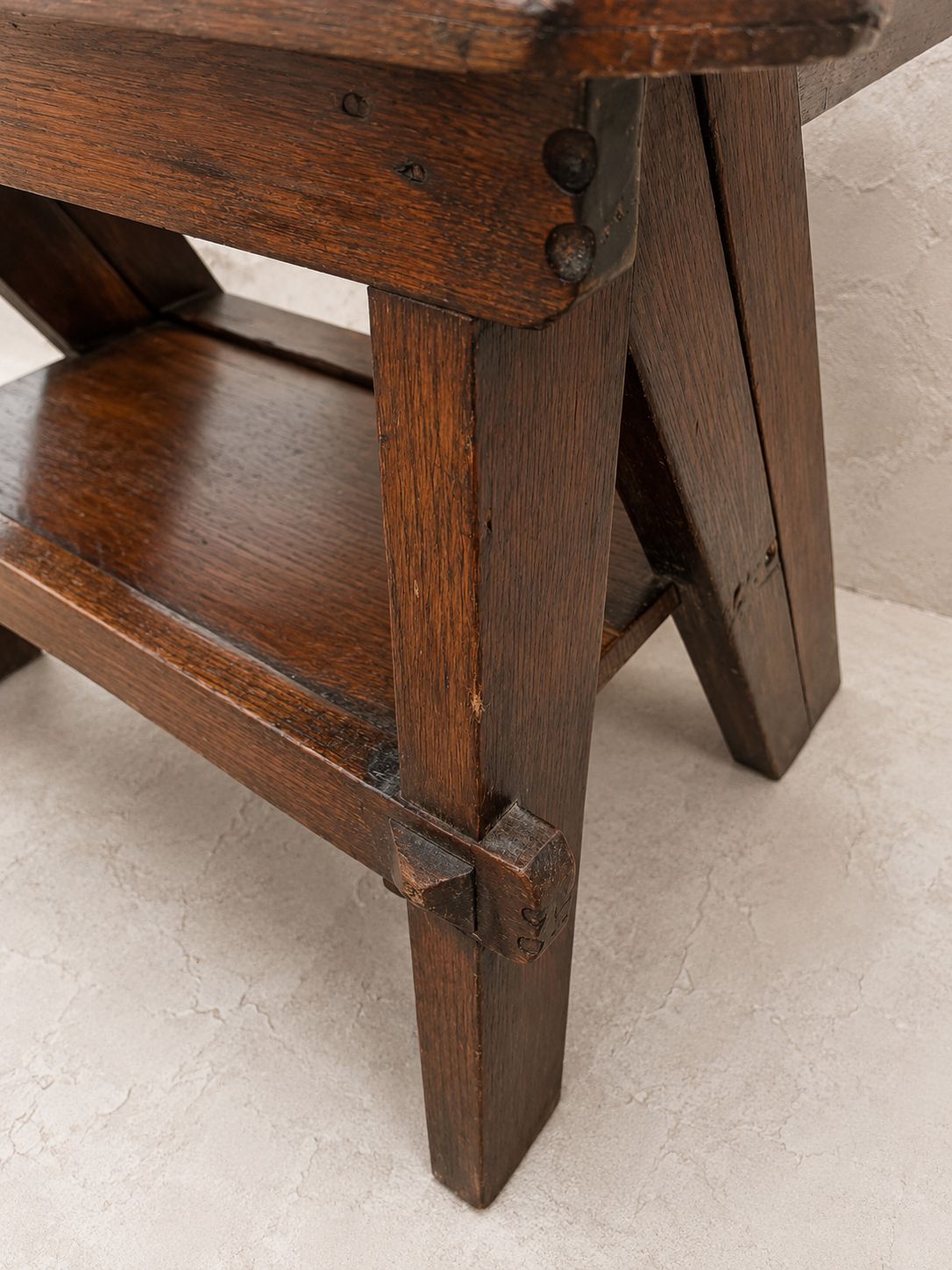 A Late Victorian Arts & Crafts Oak Metamorphic Library Chair, C.1890–1910, With photo Furniture