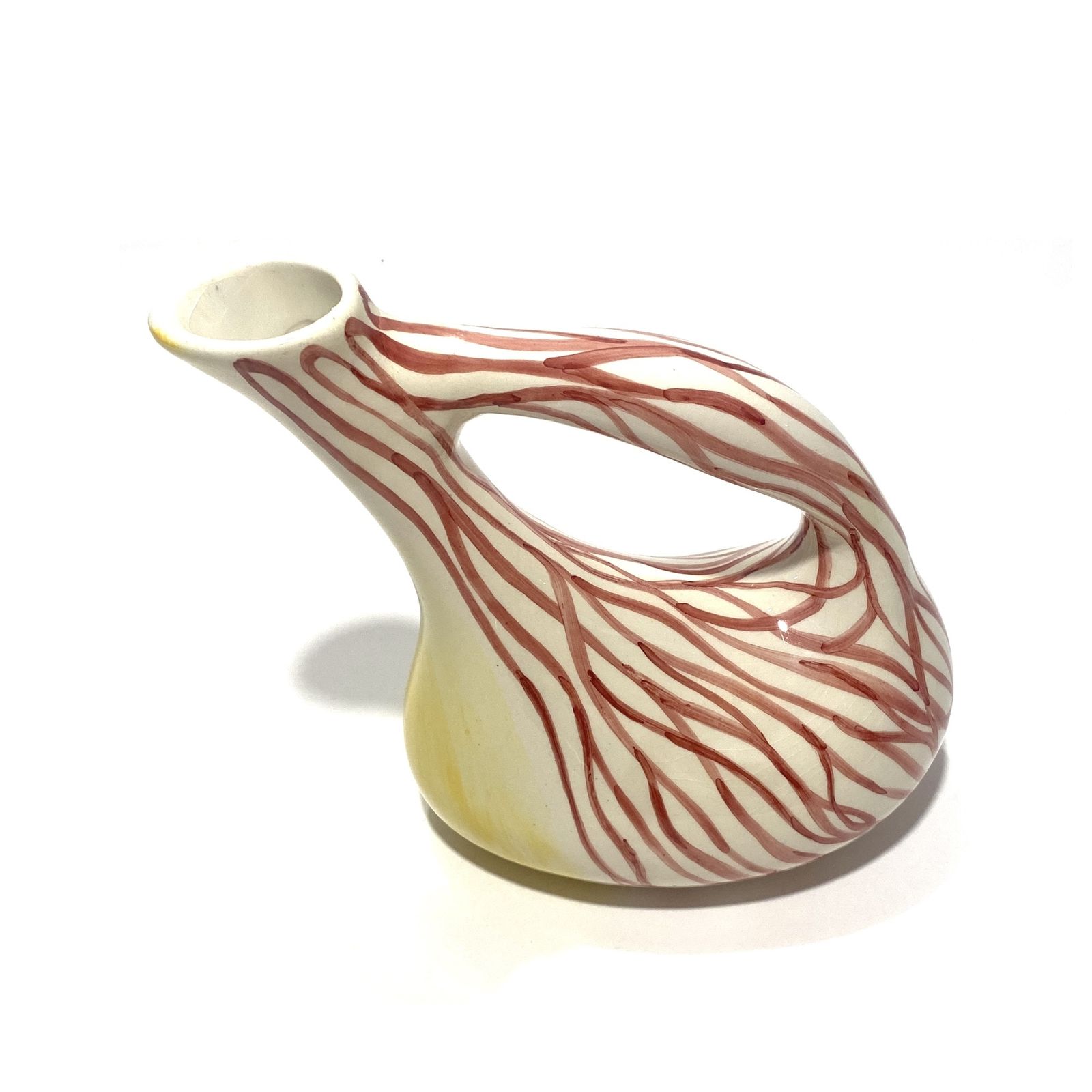 Lux Marmaca Italiaanse Pottery Jug Pitcher, Mid-Century Modern Alla Moda Ceramics photo vinterior