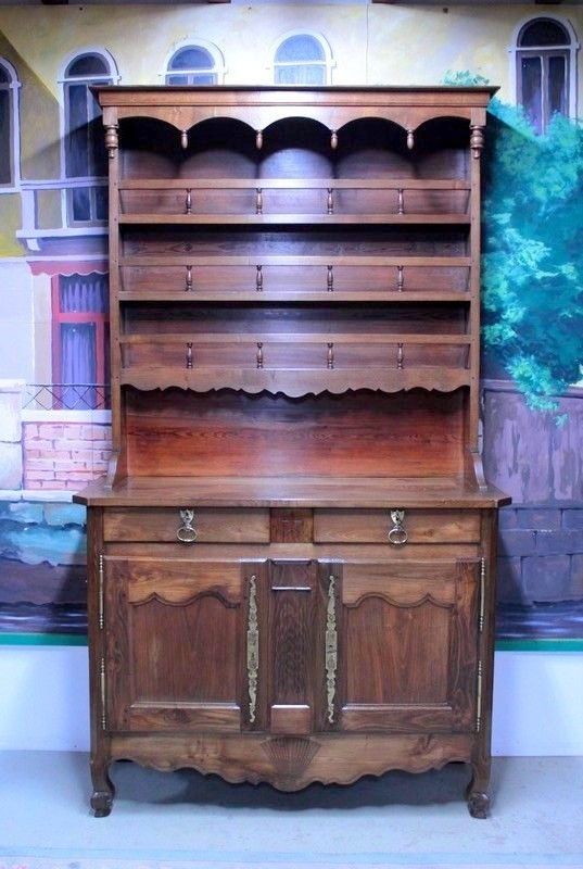 Buffet Louis XV Chestnut 19th