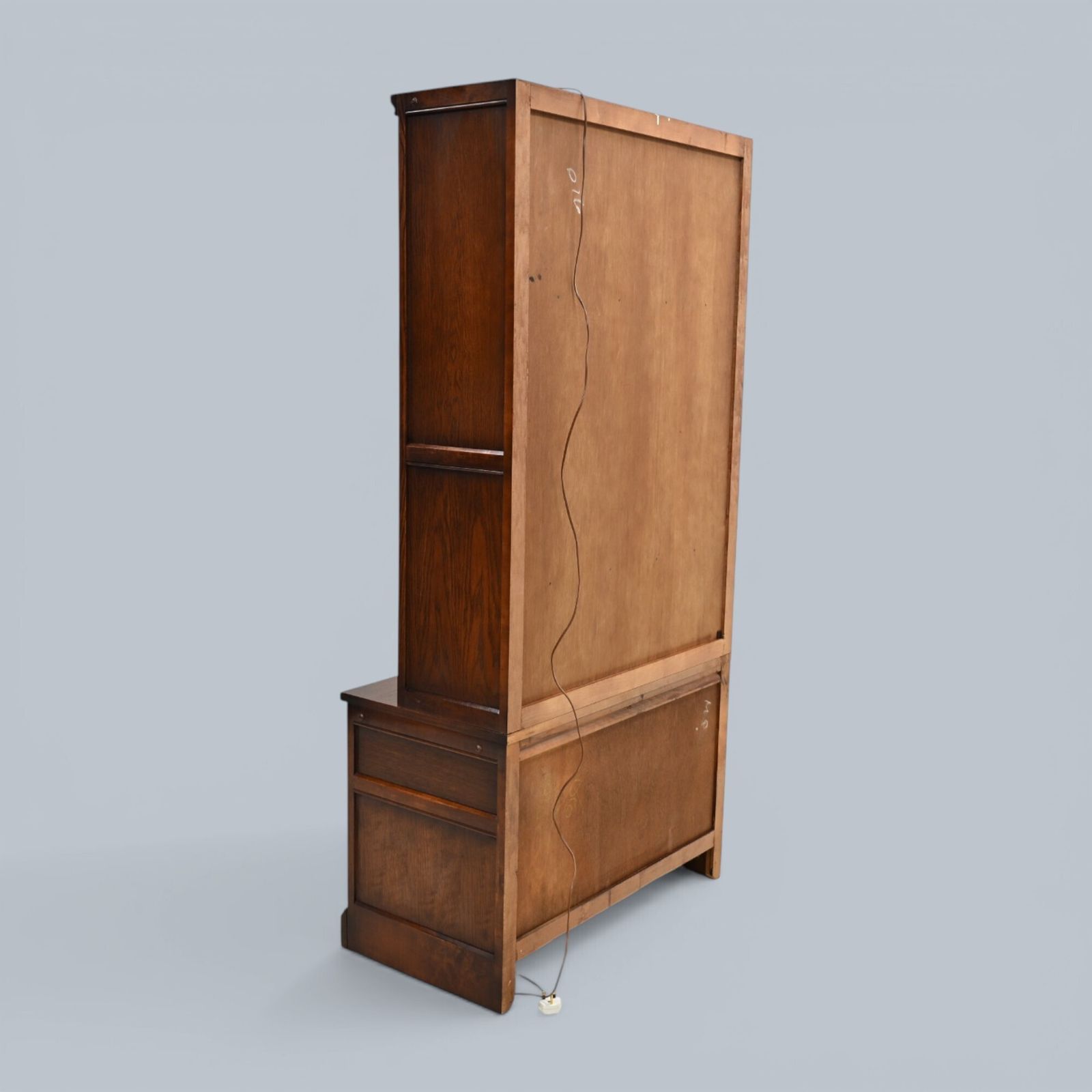 Old Charm Wall Unit Bookcase Display Oak Tudor Brown Free Delivery* photo 467.0
