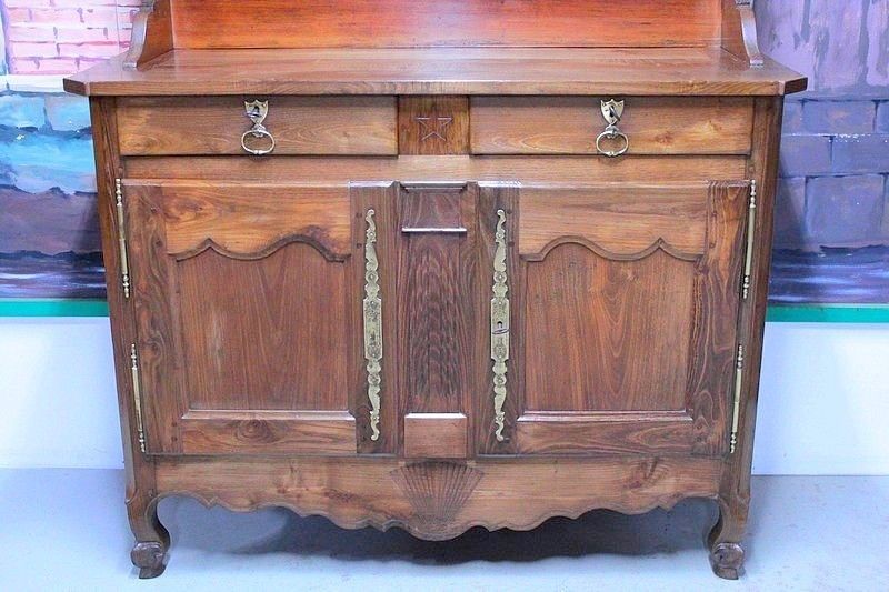 Buffet Louis XV Chestnut 19th photo Furniture