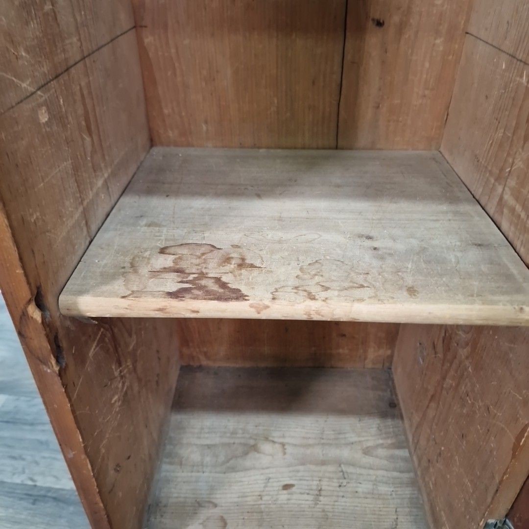 Antique Pot Cupboard Nightstand Bedside Marble Top Cabinet Victorian Edwardian photo vintage