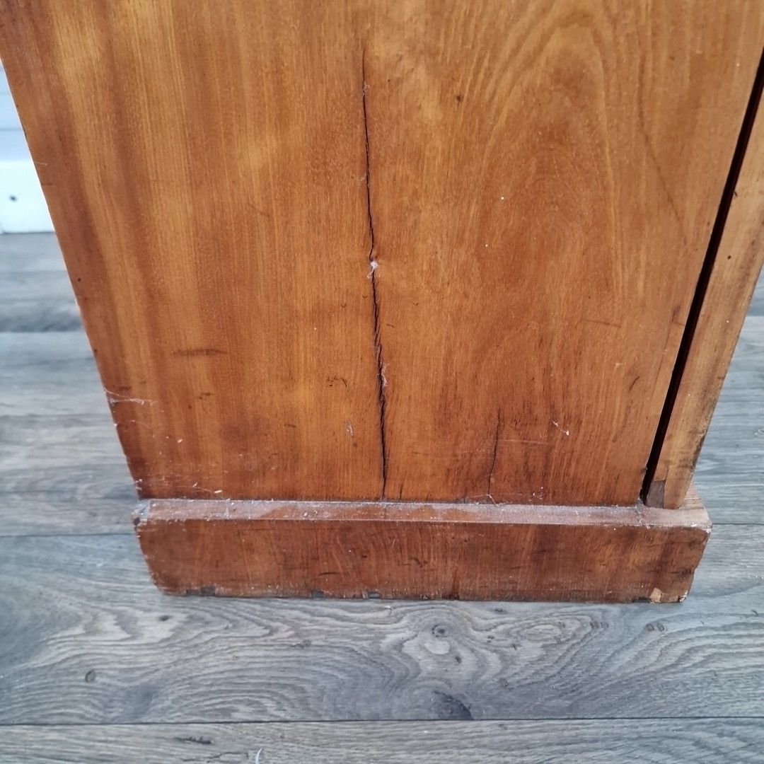 photo buy Antique Pot Cupboard Nightstand Bedside Marble Top Cabinet Victorian Edwardian