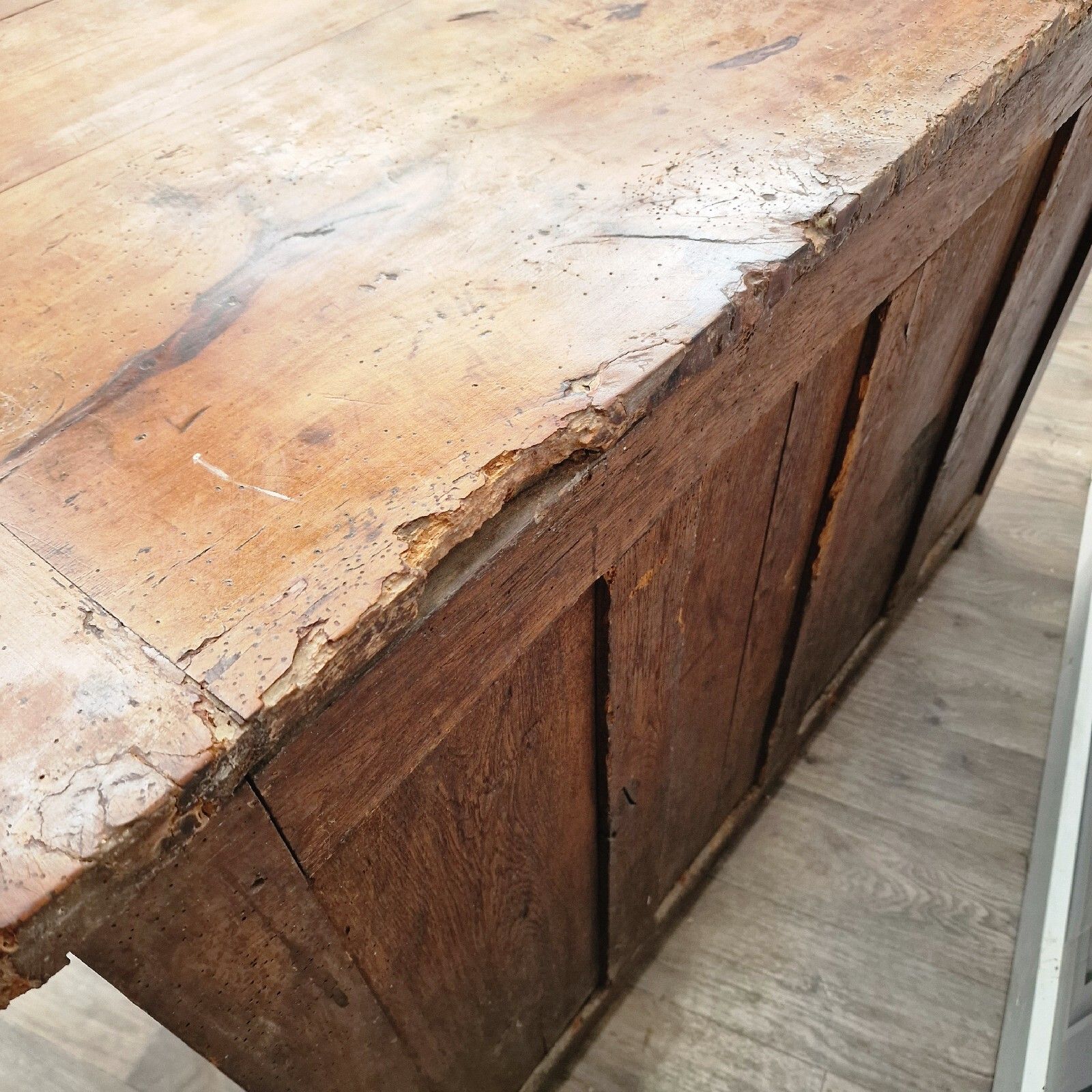 photo buy Antique Spanish Chest Of Drawers Commode 18th Century Cherry Wood Georgian