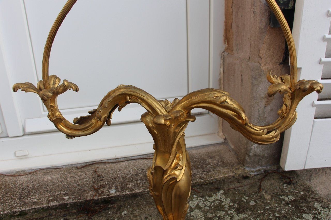 Antique Bronze Lamp Base By Lelievre And Susse Frères, 1800s photo for sale