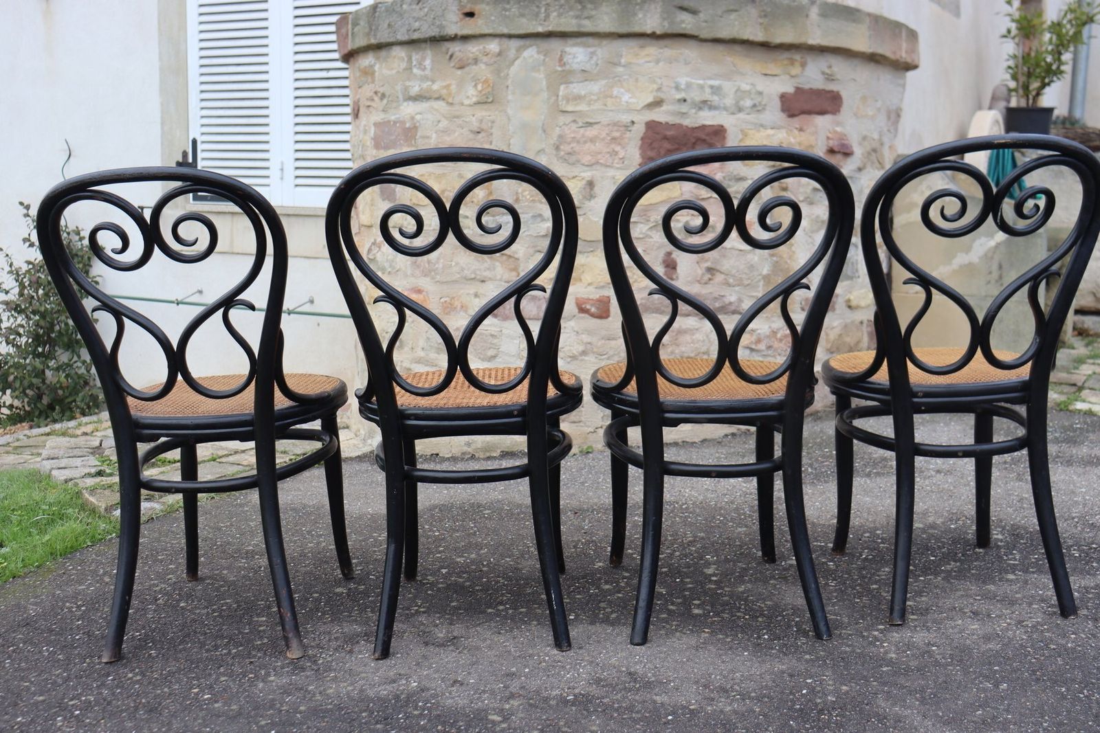Model No. 4 Café Chairs By Michael Thonet For Gebrüder Thonet, 1880s, Set Of 8 photo buy