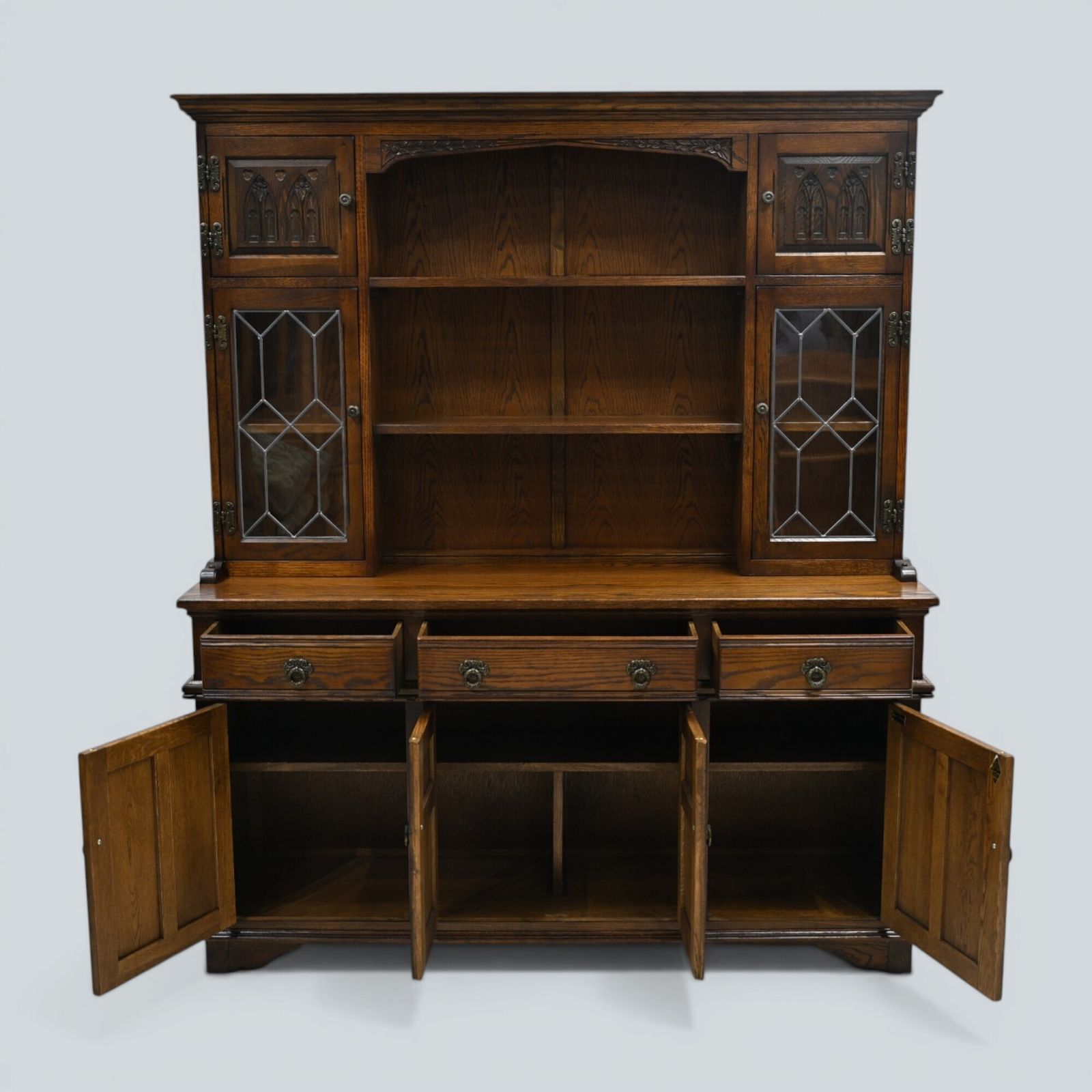 Furniture Old Charm Oak Dresser Warwick Light Oak Finish Sideboard Exc Free Uk Delivery* photo