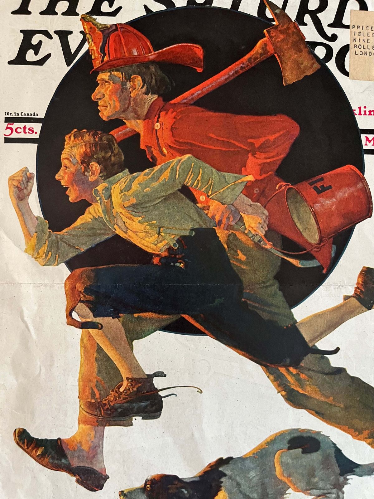 Norman Rockwell   Saturday Evening Post 1931 Original Magazine Cover photo Art