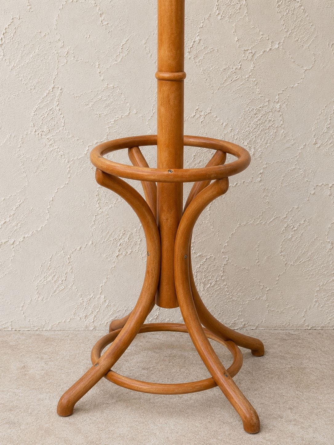 Bentwood Beech Hall Stand / Coat & Umbrella Stand By Thonet Style Maker, C.1950– photo Furniture