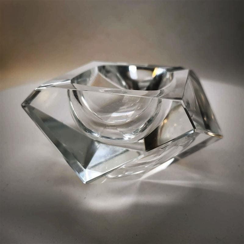 Home Decor 1960s Transparent Ashtray Or Catch All In Murano Glass By Flavio Poli For Seguso. photo