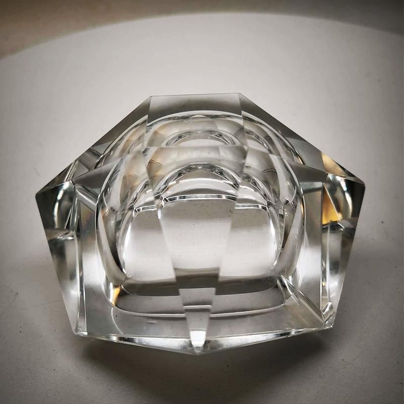 172.0 1960s Transparent Ashtray Or Catch All In Murano Glass By Flavio Poli For Seguso. photo