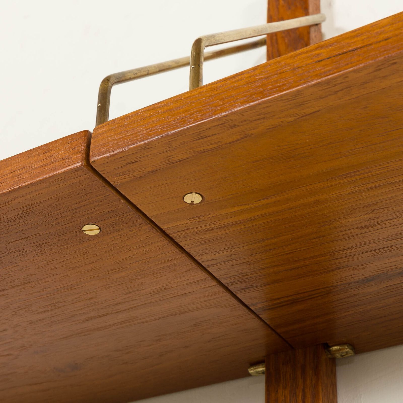 1789.0 Danish Teak Wall Unit In The Style Of Cadovius, Sorensen, 1960s photo