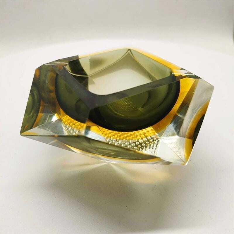 1960s Ashtray Or Catch All In Murano Glass By Flavio Poli For Seguso. photo 208.0