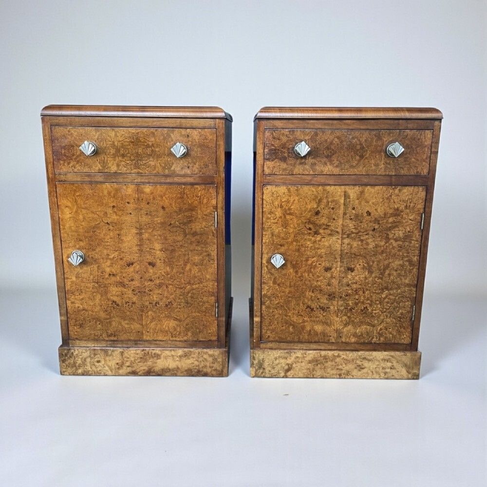 Pair Of Art Deco Bedside Tables photo 1550.0