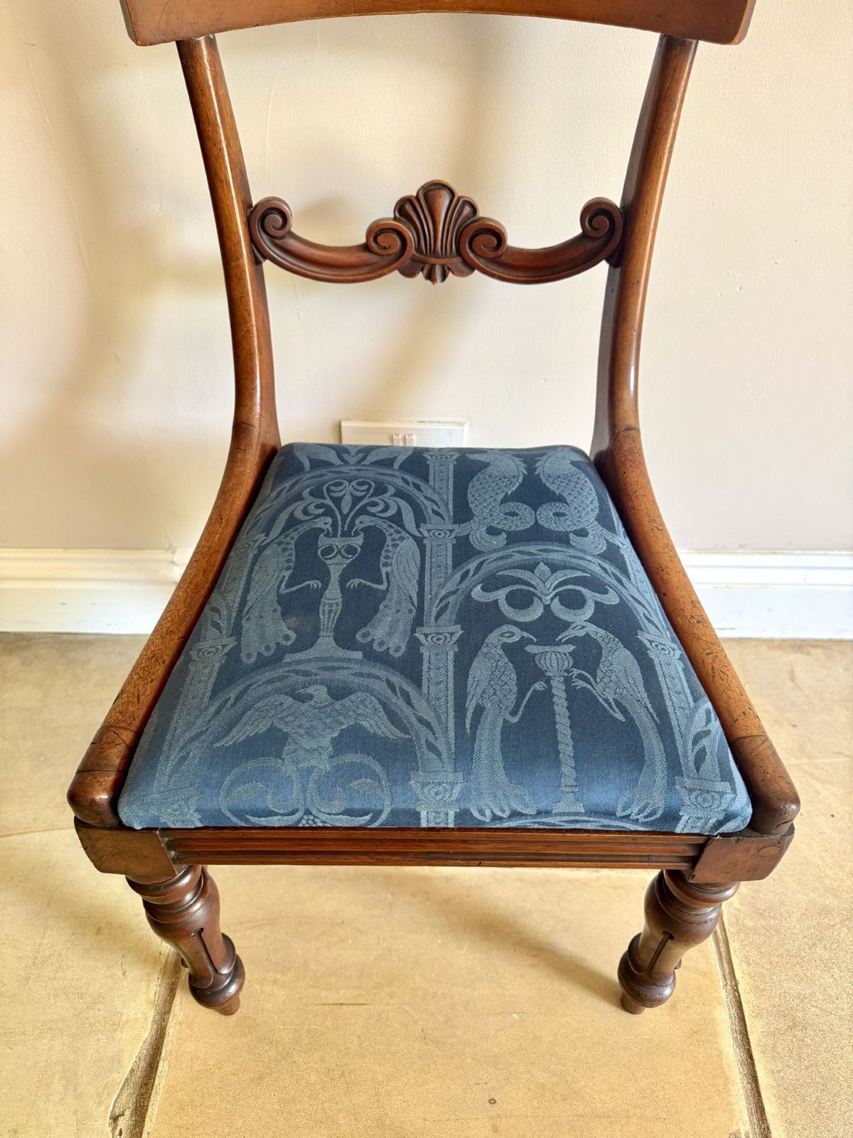 Quality Set Of Six Antique Regency Mahogany Dining Chairs photo furniture
