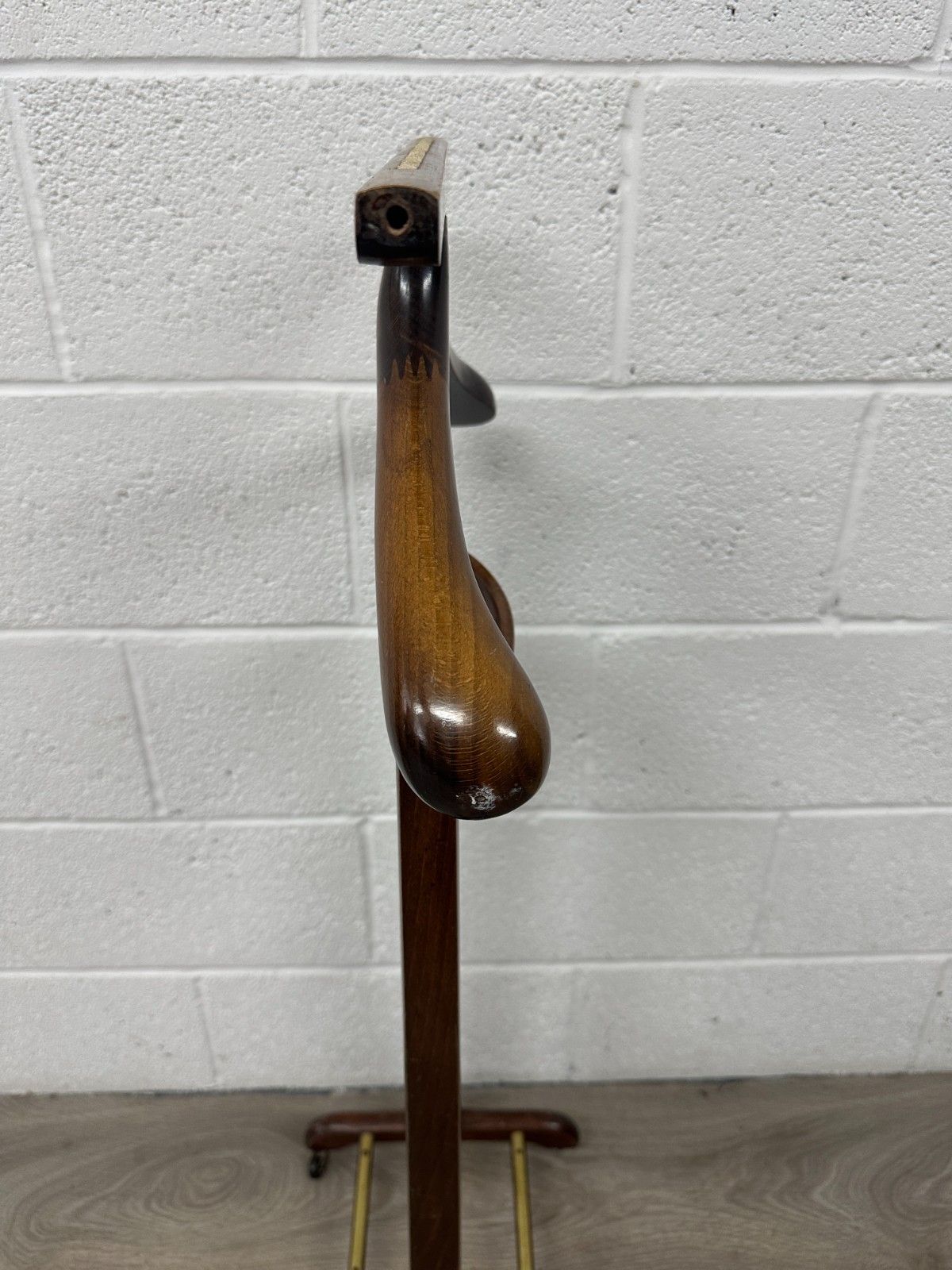 Vintage Italian Gentlemens Suit Hanger Dumb Valet Stand 1920’s Art Deco Style photo vintage
