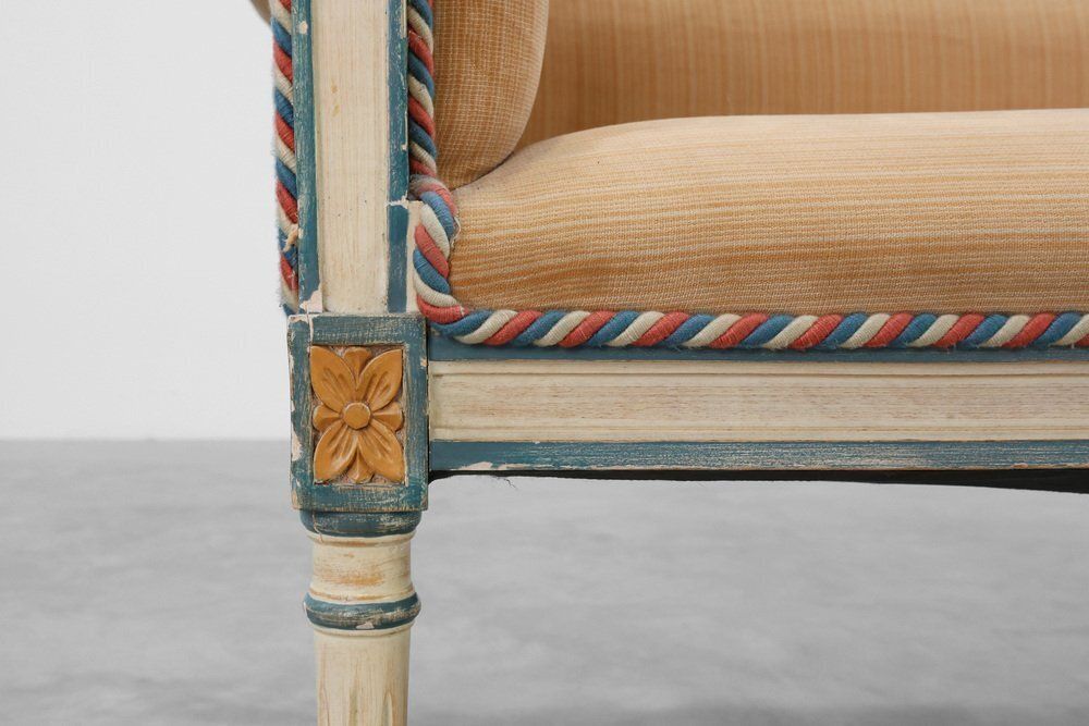 Neo Classical Chaise Lounge, France, 1990 photo vintage