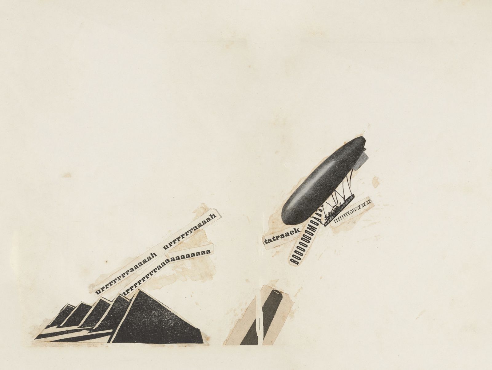 The Dirigible, Avant Garde Poster By Filippo Tommaso Marinetti C1915