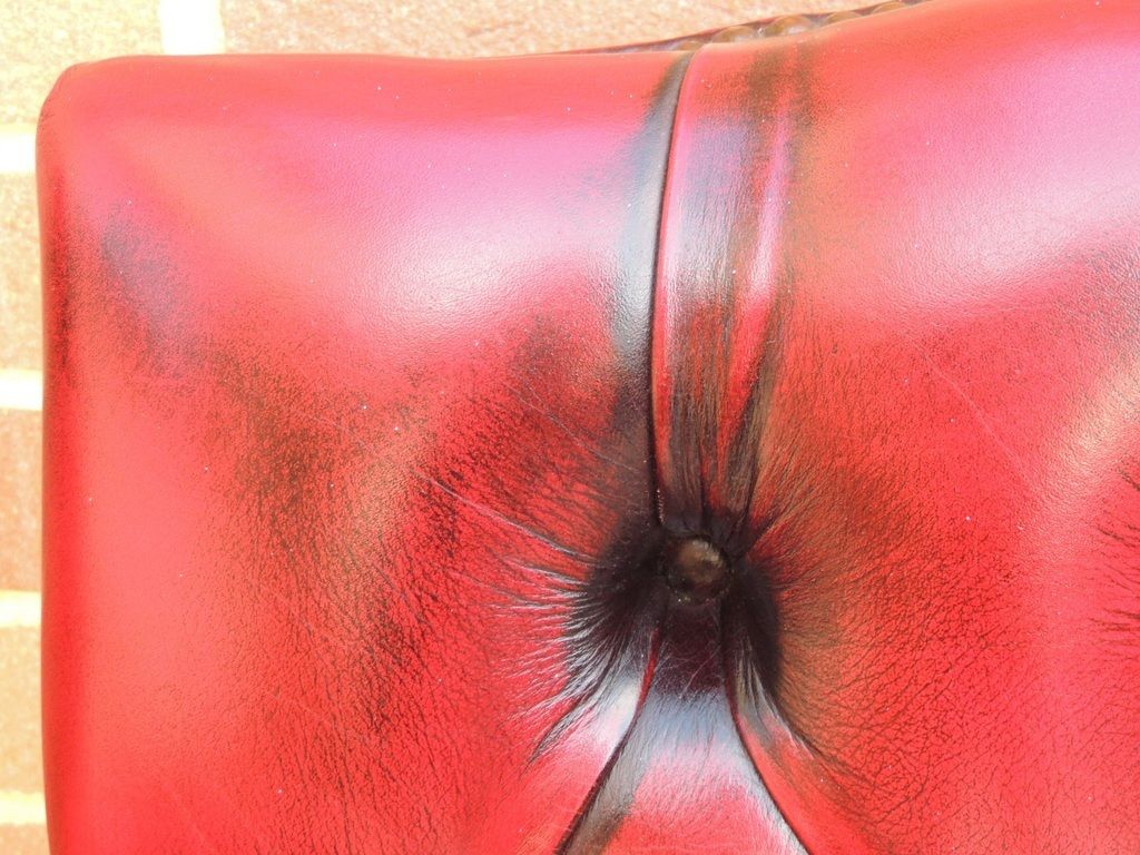 photo for sale Chesterfield Ox Blood Chair, 1980s