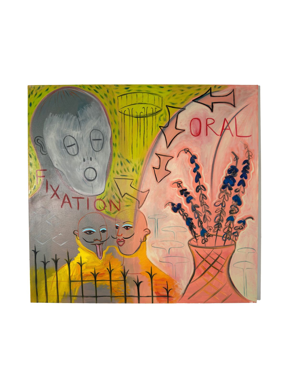 Large Queer Figurative Oil Painting On Visibility And Self Expression, Scottish Contemporary Artist 2025