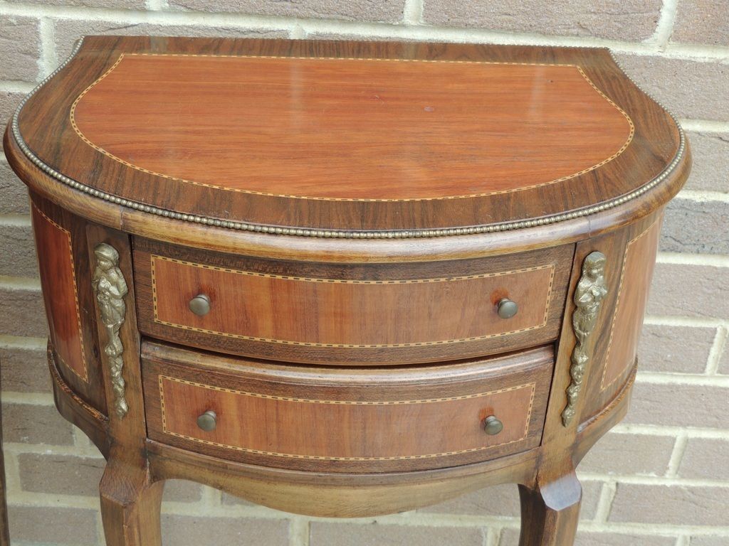 photo buy Pair Of French Louis XV Bedside Tables
